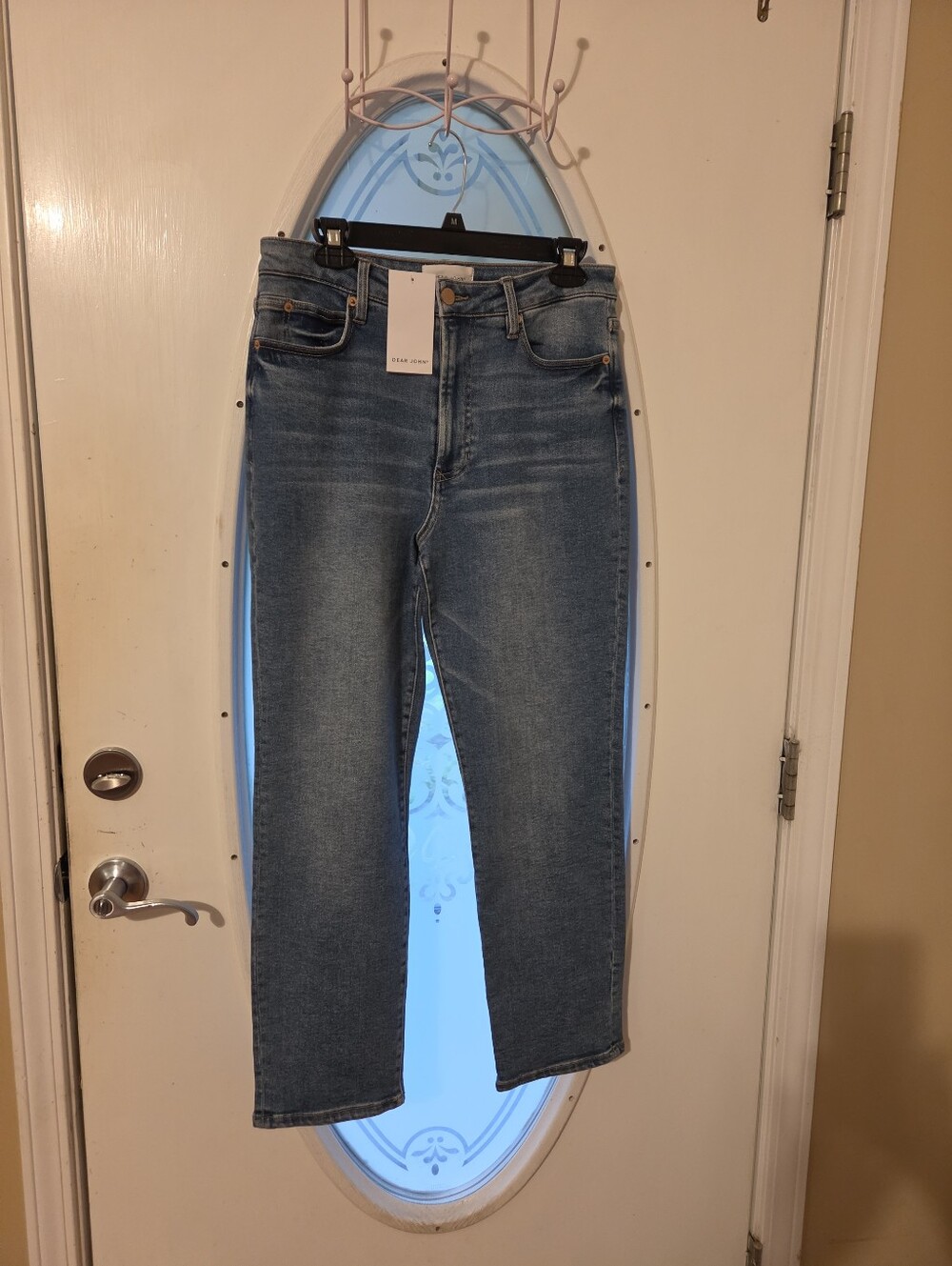 Dear John Fiona Straight-Leg Jeans - Medium Blue Wash